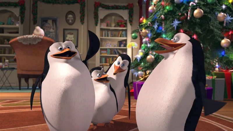 მადაგასკარის პინგვინები: ძარცვა შობას | The Madagascar Penguins in a Christmas Caper